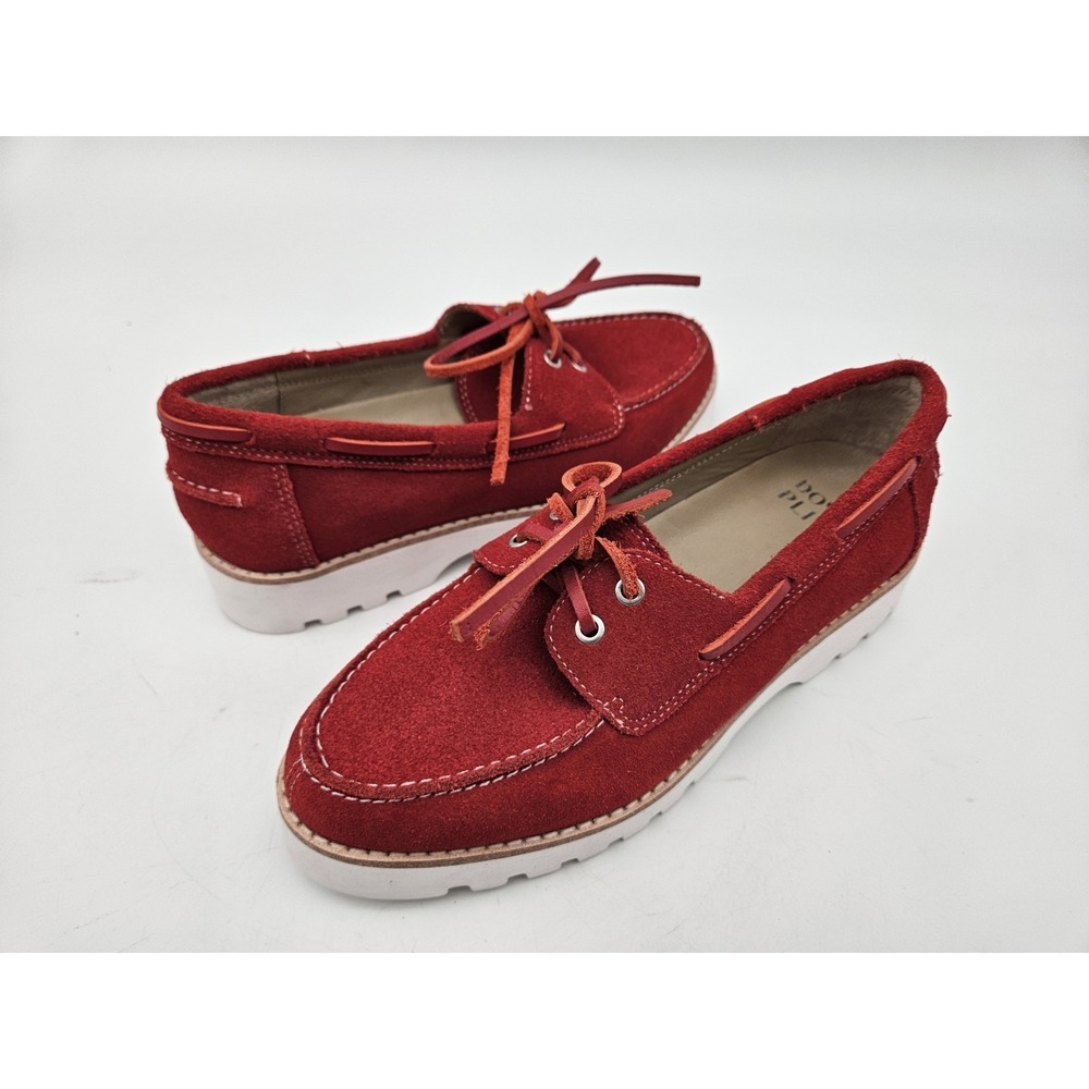 Donald Pliner Harlie02 Suede Lug Bottom Boat Shoe Women's 7 M - Picture 2 of 12